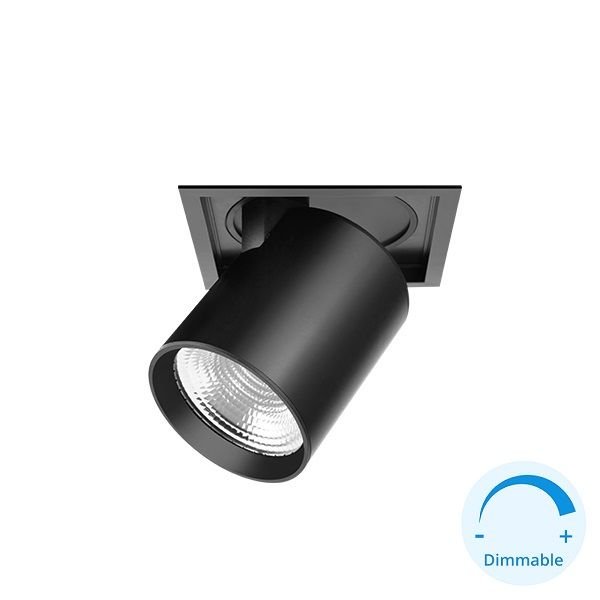 GOYA GY 3151-42 Siyah/Beyaz Kasa 36 Watt 360 Derece Hareketli Dimli LED Mağaza Spotu