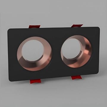 YCL YC 2025 Siyah-Rose Gold Sıva Altı İkili Spot Kasası