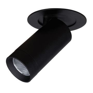 goldX ZE024 12 Watt Siyah/Beyaz Kasa 360 Derece Hareketli Sıva Altı LED Spot (SAMSUNG LED & EAGLERISE Driver)