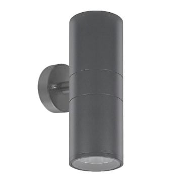 Antrasit Çift Yönlü Dış Mekan Aplik (GU10 Duylu - Metal Gövde)