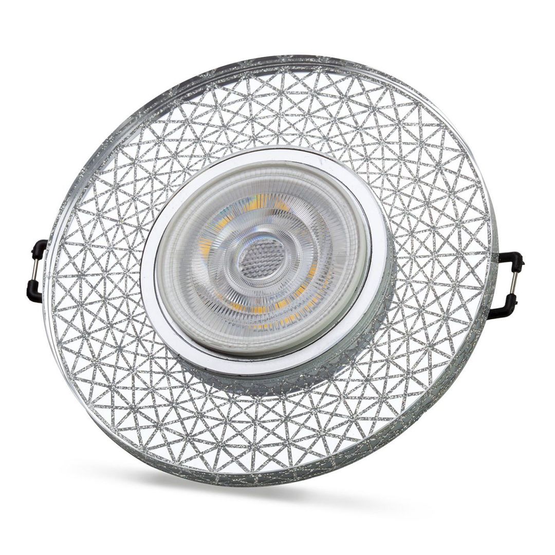 NOAS YL65-1767 İRİS Ilık Beyaz (4000K) LED Çerçeve Işıklı Kristal Spot Kasası