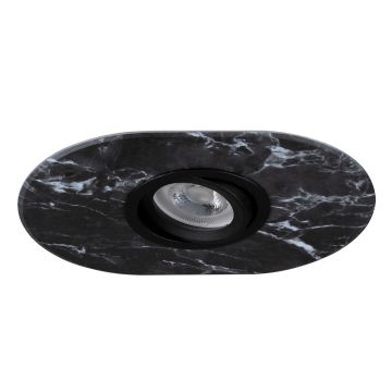 goldX ZE1000-31 12 Watt Siyah Mermer Desen Doğal Taş Sıva Altı LED Spot (SAMSUNG LED & EAGLERISE Driver)