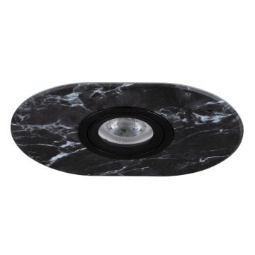 goldX ZE1000-31 12 Watt Siyah Mermer Desen Doğal Taş Sıva Altı LED Spot (SAMSUNG LED & EAGLERISE Driver)
