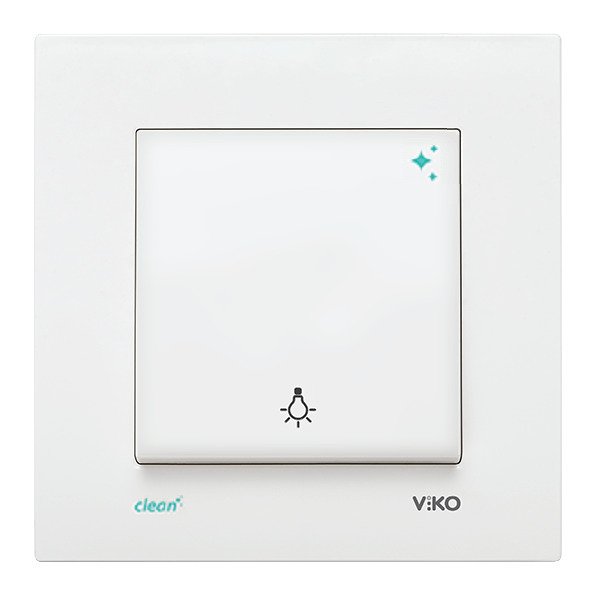 VİKO Karre Clean 90966003 Light Anahtarı [Beyaz]