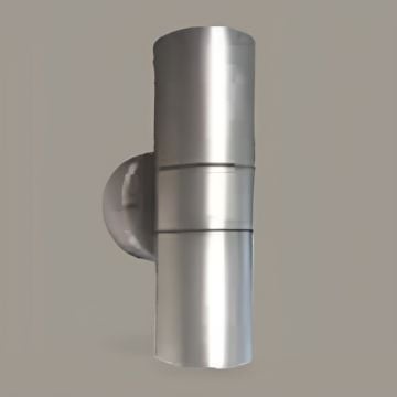 HELIOS HS 5615 Saten Kasa Çift Yönlü Dış Mekan Aplik (GU10 Duylu - Metal Gövde)