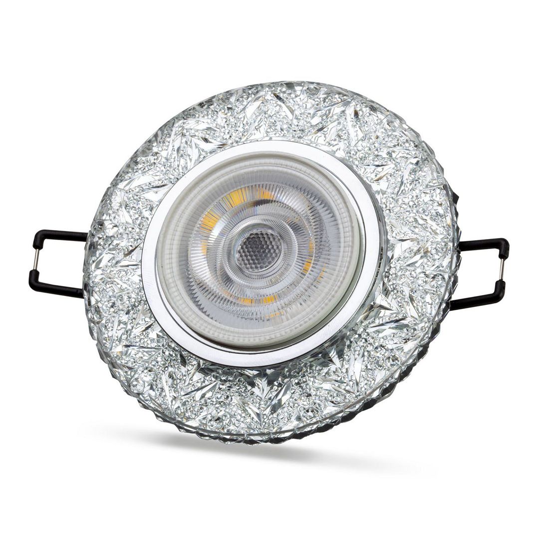 NOAS YL65-1677 HEKTOR Ilık Beyaz (4000K) LED Çerçeve Işıklı Kristal Spot Kasası