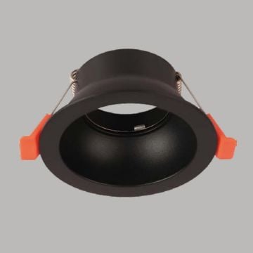 YCL YC 7110 Siyah Sıva Altı Yuvarlak Spot Kasası (Metal)