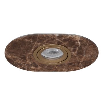 goldX ZE1000-33 12 Watt Kahve Mermer Desen Doğal Taş Sıva Altı LED Spot (SAMSUNG LED & EAGLERISE Driver)