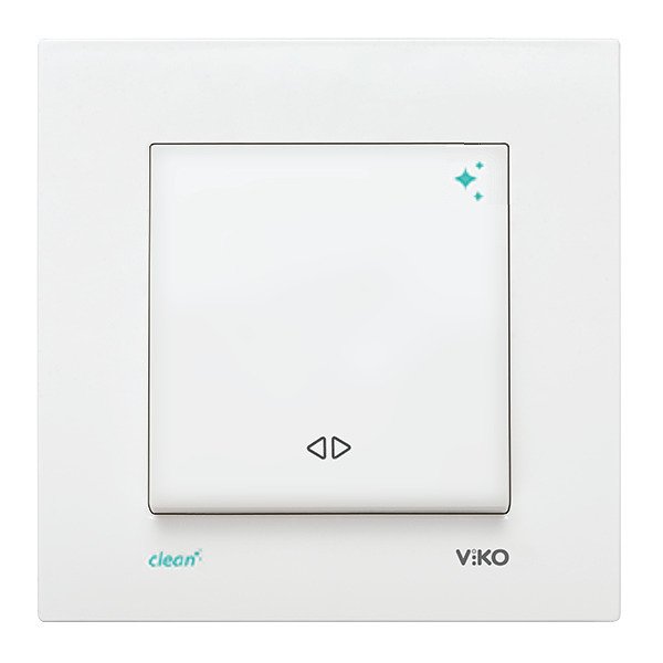 VİKO Karre Clean 90966031 Permütatör (Ara Vavien) [Beyaz]