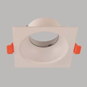 YCL YC 7130 Beyaz Sıva Altı Kare Spot Kasası (Metal)