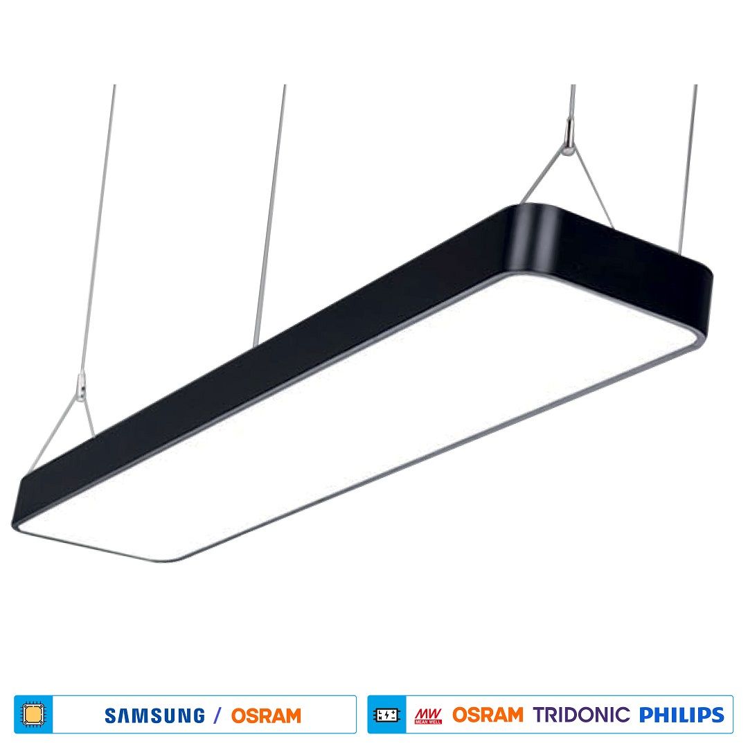 ACK AL02-10503 84 Watt 15x200 cm Lineer Armatür (SAMSUNG/OSRAM LED & TRIDONIC/PHILIPS/MEAN WELL Driver)