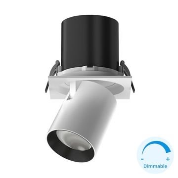 GOYA GY 3039 Beyaz/Siyah Kasa 14 Watt Dimli LED Mağaza LED Spotu