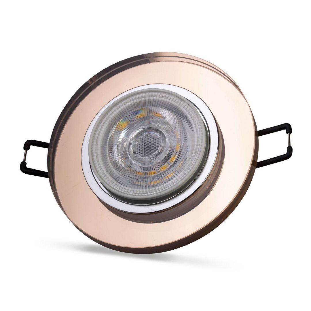 NOAS YL65-1612 ARES Yuvarlak Bronz Cam Spot Kasası