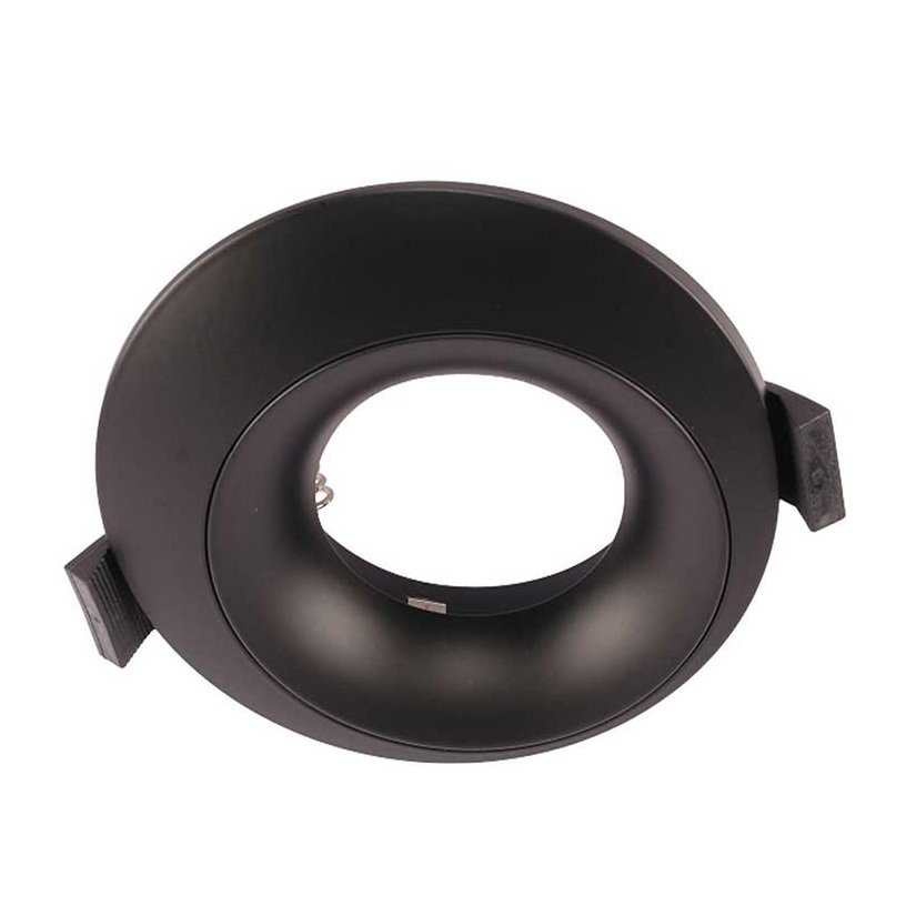 ACK AH03-04151 Siyah Sıva Altı Yuvarlak Spot Kasası - Metal