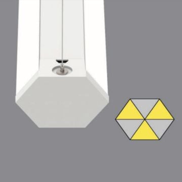 CreaLight AL02-90331 63 Watt 100 cm Altıgen Lineer Armatür (SAMSUNG/OSRAM LED & PHILIPS/TRIDONIC/MEAN WELL Driver)