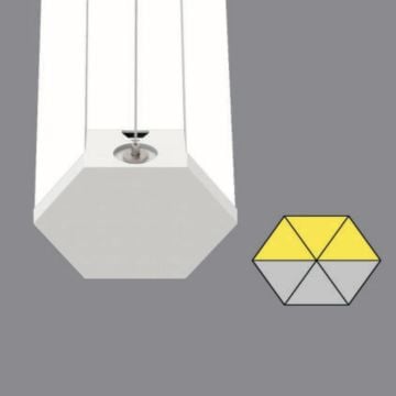 CreaLight AL02-90311 63 Watt 100 cm Altıgen Lineer Armatür (SAMSUNG/OSRAM LED & PHILIPS/TRIDONIC/MEAN WELL Driver)