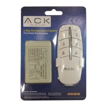 ACK AY30-00120 Üçlü Avize Kumandası