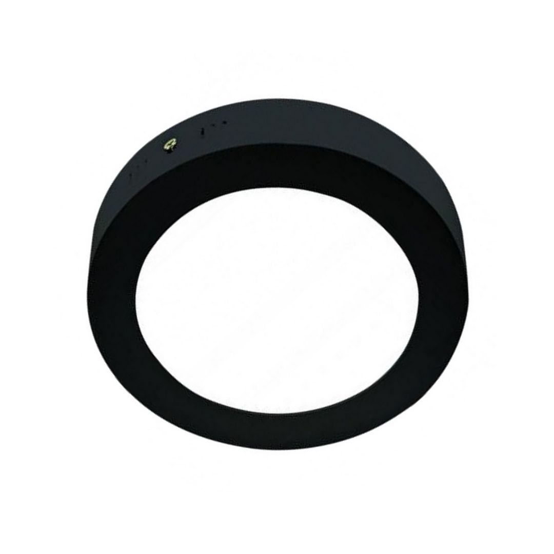 K2 GLOBAL KDL421B 12 Watt Siyah Kasa Sıva Üstü Yuvarlak LED Panel