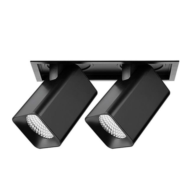 GOYA GY 3252-36 Siyah/Beyaz Kasa 2x36 Watt 360 Derece Hareketl İkili LED Mağaza Spotu