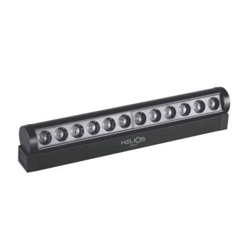 HELIOS HS 8616 Siyah Gövde 12 Watt 25 cm Lensli OSRAM LED Magnet Armatür - 2 Renk Fonksiyonlu [Gün Işığı (3000K) + Ilık Beyaz (4000K)]