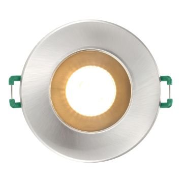 SYLVANIA 0005176 9 Watt Satin Nikel-Siyah Dış Mekan Sıva Altı Dimli LED Spot - Gün Işığı (3000K)