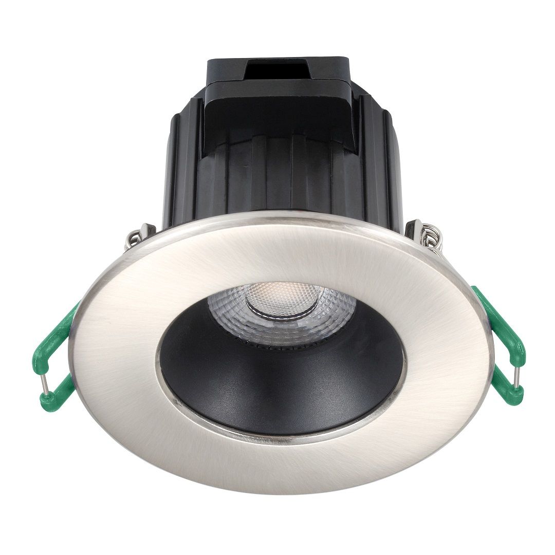 SYLVANIA 0005176 9 Watt Satin Nikel-Siyah Dış Mekan Sıva Altı Dimli LED Spot - Gün Işığı (3000K)