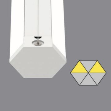 CreaLight CL-02-90211 42 Watt 100 cm Altıgen Lineer Armatür (SAMSUNG/OSRAM LED & PHILIPS/TRIDONIC/MEAN WELL Driver)