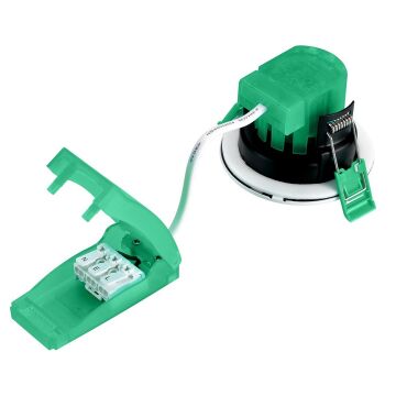 SYLVANIA 0059830 5.5 Watt Beyaz Kasa Yangın Korumalı & Dimli Dış Mekan Sıva Altı LED Spot (3 Işık Renkli)