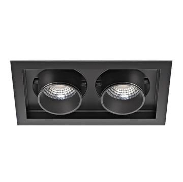 GOYA GY 3052-14 Siyah/Beyaz Kasa 2x14 Watt İkili LED Mağaza Spotu