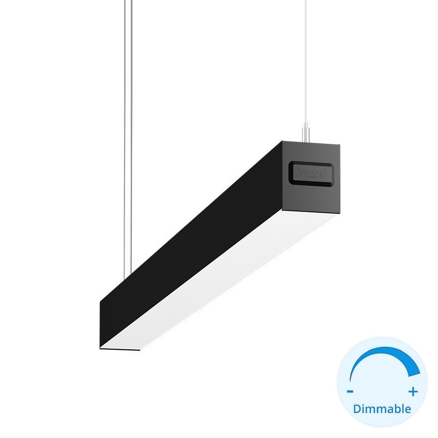 GOYA GY 8034-60 Siyah/Beyaz Kasa 26 Watt 60 cm DİMLİ Lineer Sarkıt Armatür