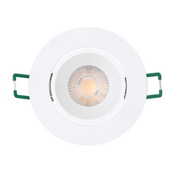 9 Watt Beyaz Kasa Dış Mekan Sıva Altı Dimli LED Spot - Gün Işığı (3000K)