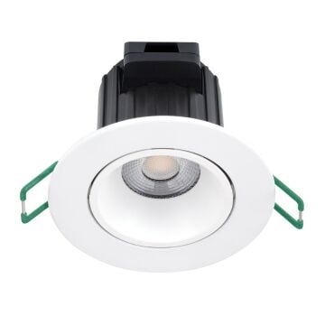 9 Watt Beyaz Kasa Dış Mekan Sıva Altı Dimli LED Spot - Gün Işığı (3000K)