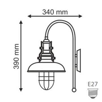 CL-6452 Eskitme Retro Aplik