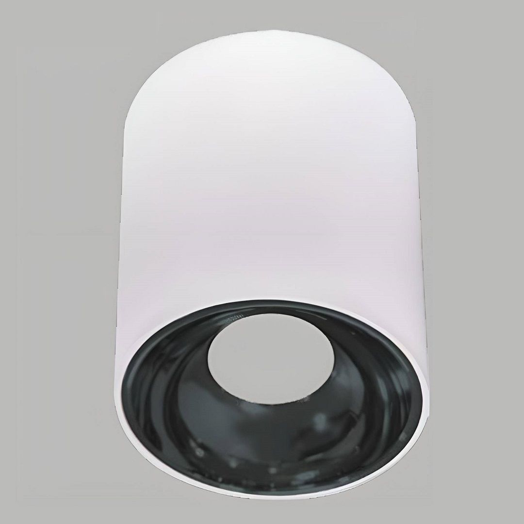 YCL YC 1500 10x10 cm Beyaz-Platin Sıva Üstü Silindir Spot Kasası (Metal)