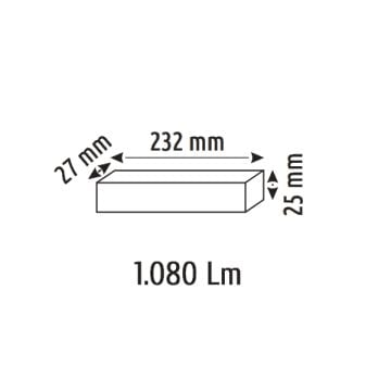 agnet Armatür - 2 Renk Fonksiyonlu [Ilık Beyaz (4000K) + Gün Işığı (3000K)]