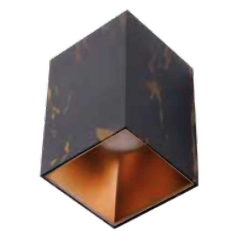 ACK AH12-07594 Siyah Mermer Desen-Mat Rose Sıva Üstü Spot