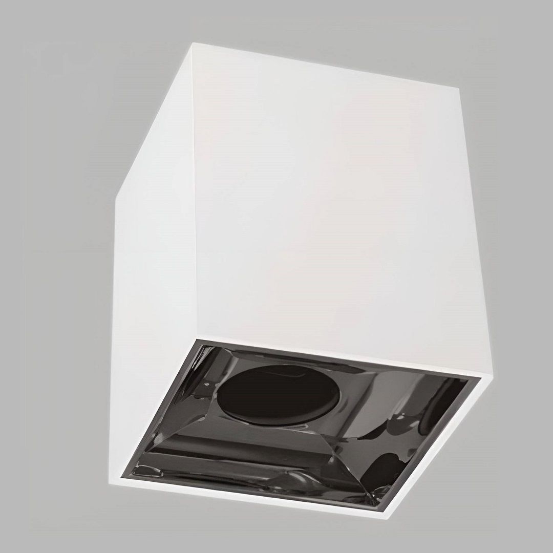 YCL YC 1520 10x10 cm Beyaz-Platin Sıva Üstü Spot Kasası (Metal)