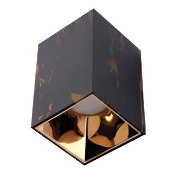 ACK AH12-07574 Siyah Mermer Desen-Rose Sıva Üstü Spot