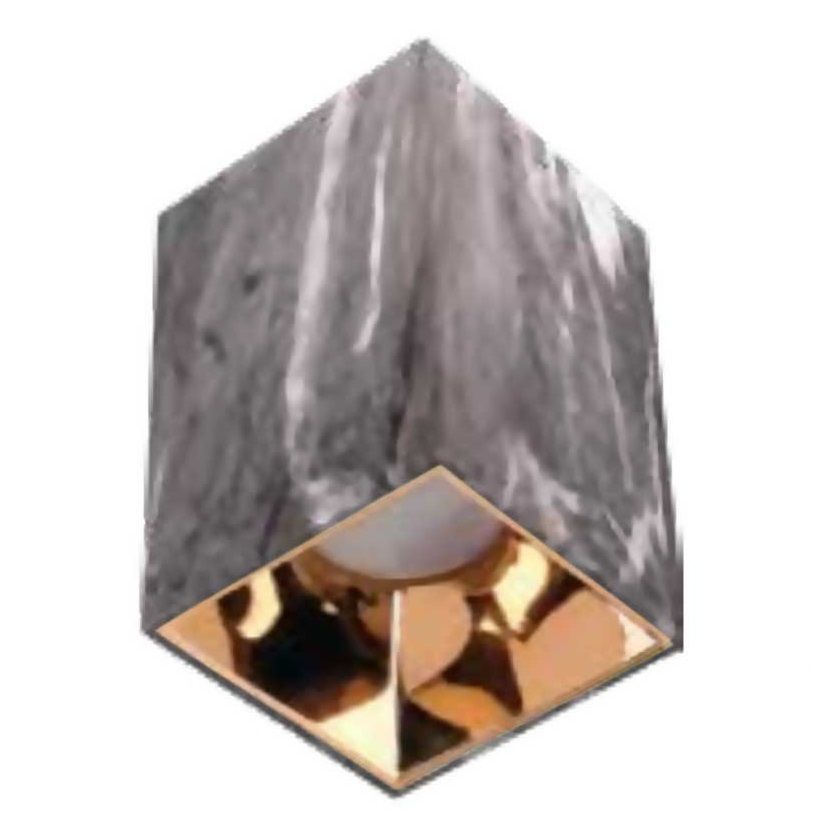 ACK AH12-07572 Gri Mermer Desen-Rose Sıva Üstü Spot