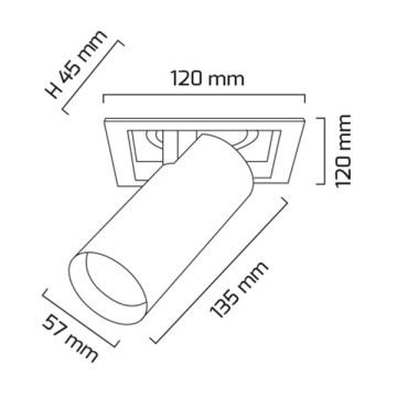 GOYA GY 3151-14 Siyah/Beyaz Kasa 14 Watt 360 Derece Hareketli Dimli LED Mağaza Spotu
