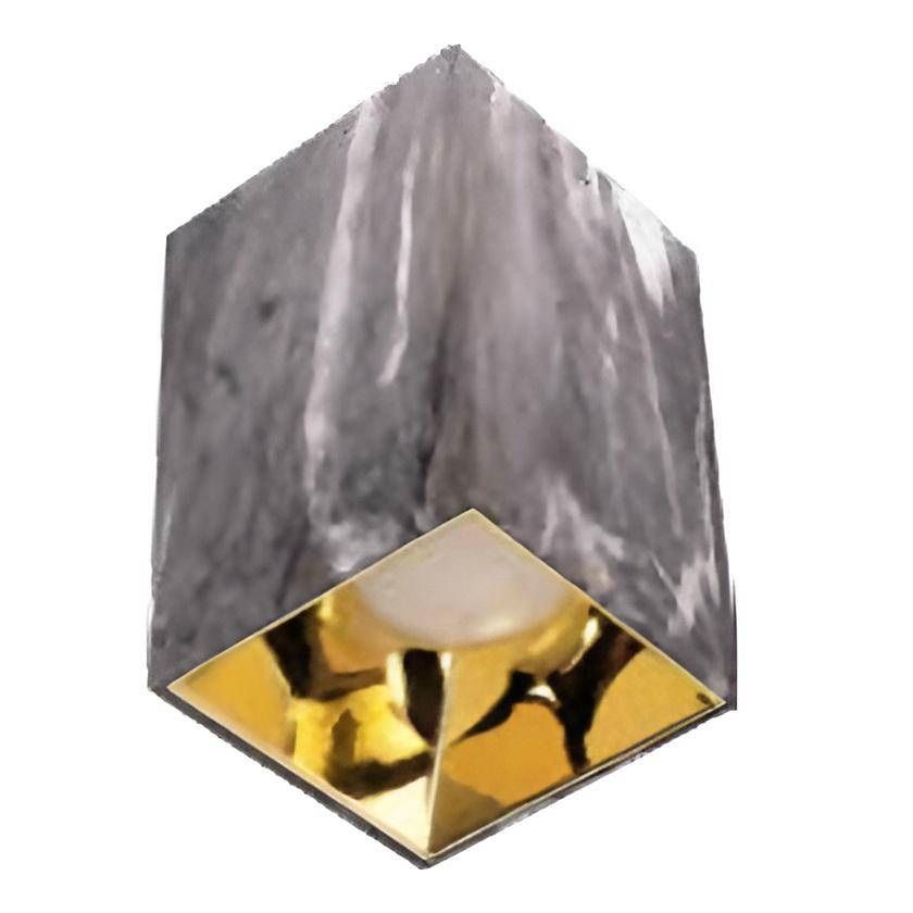 ACK AH12-07562 Gri Mermer Desen-Gold Sıva Üstü Spot