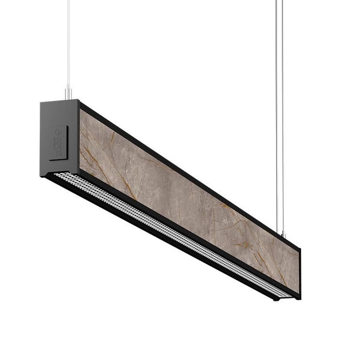 GOYA GY 8046-150 42 Watt 150 cm Gri Mermer Desenli Lineer Sarkıt Armatür