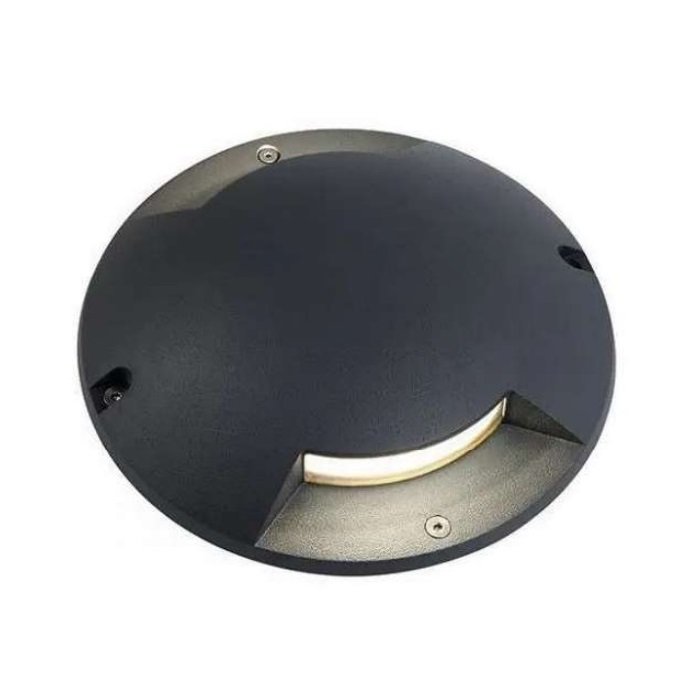MOLLED MOL9033 220 Volt 5 Watt Siyah Çerçeve Çift Yönlü Yere Gömme LED Armatür - Gün Işığı (3000K) - IP65