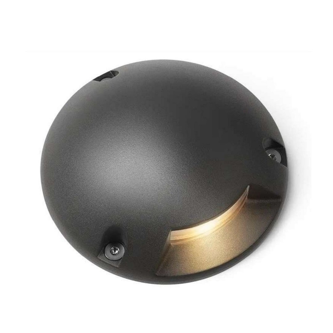 MOLLED MOL9032 220 Volt 5 Watt Siyah Çerçeve Tek Yönlü Yere Gömme LED Armatür - Gün Işığı (3000K) - IP65