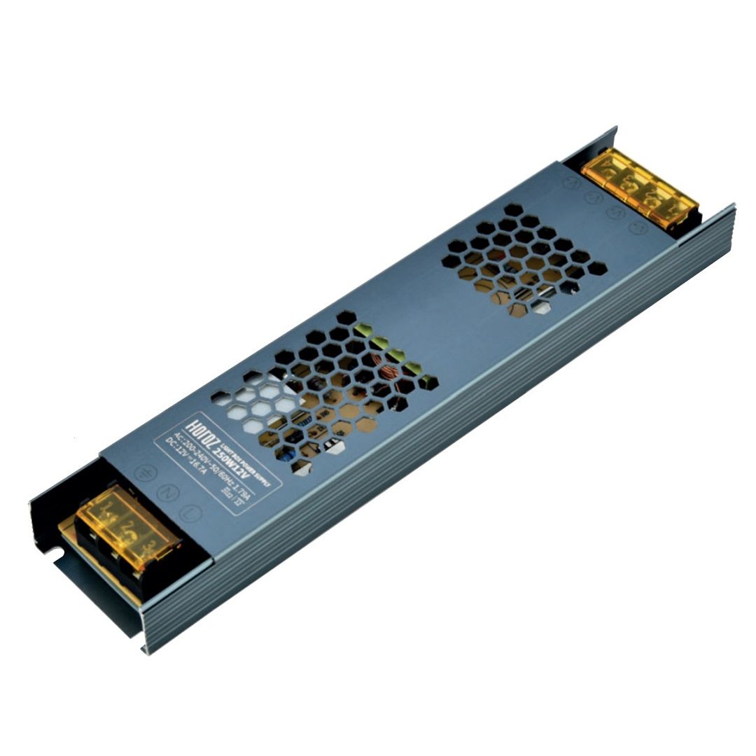 HOROZ 082-004-0250 VESPA 12 Volt 20.8 Amper 250 Watt Ultra Slim LED Trafosu