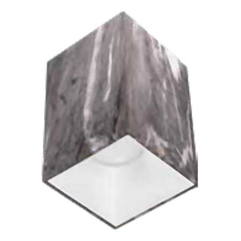 ACK AH12-07502 Gri Mermer Desen-Beyaz Sıva Üstü Spot