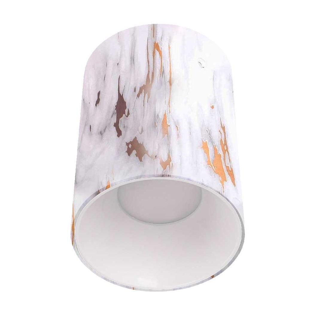 ACK AH12-08503 Gold Mermer-Beyaz Sıva Üstü Silindir Spot