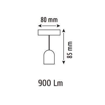 HELIOS HS 8682 10 Watt Siyah Gövde OSRAM LED Magnet Spot