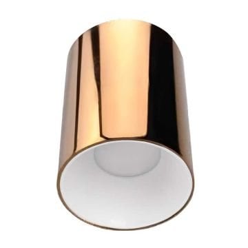 ACK AH12-08507 Bakır-Beyaz Sıva Üstü Silindir Spot