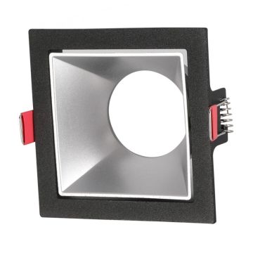 K2 GLOBAL KDA840 Himalaya Sıva Altı Siyah-Krom Kare Spot Kasası